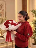 RED & WHITE ROYAL BOUQUET