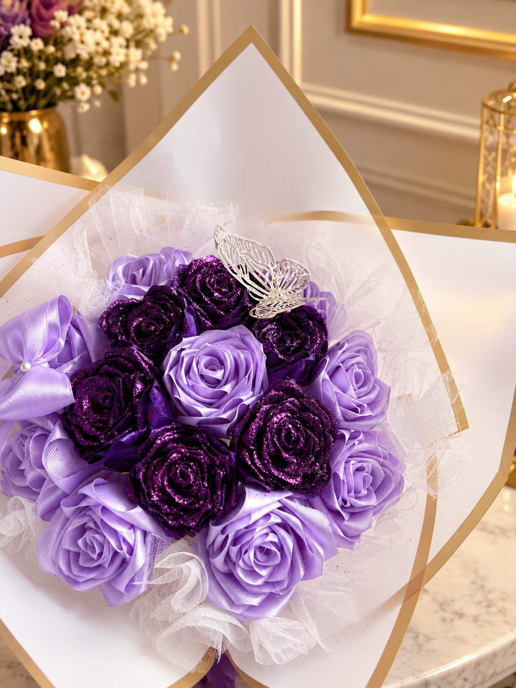 CLASSIC LAVENDER & PURPLE BOUQUET